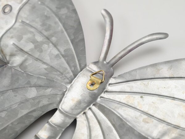 Fali fém dekoráció pillangó BUTTERFLY 40 cm - több színben Termék színe: Piros