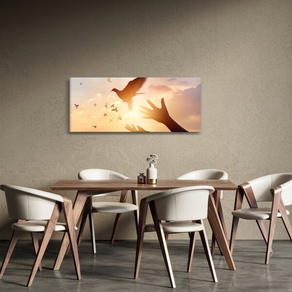 Kép - Galamb, repülj! (120x50 cm)