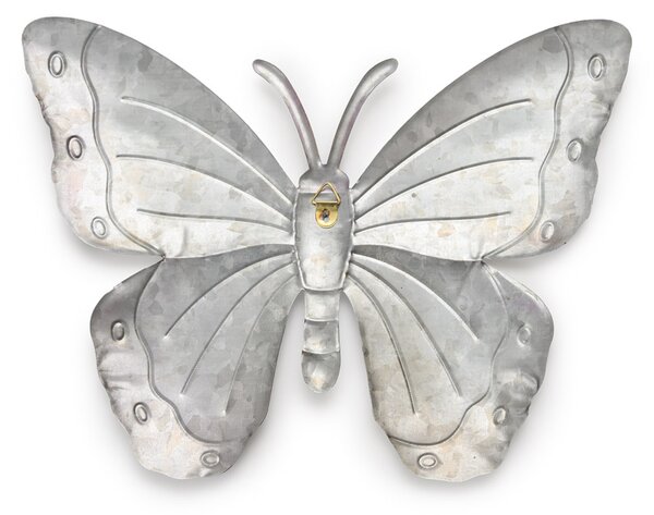 Fali fém dekoráció pillangó BUTTERFLY 30 cm - több színben Termék színe: Lila