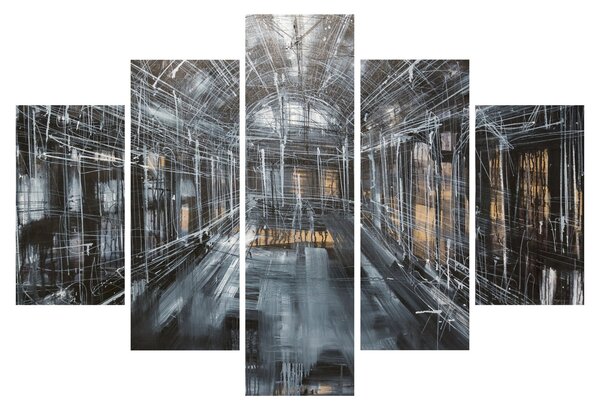 Egy régi épület belsejének képe (150x105 cm)
