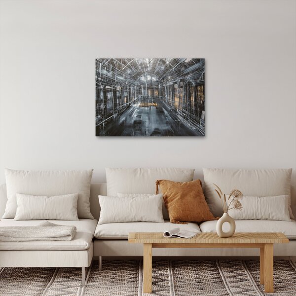 Egy régi épület belsejének képe (70x50 cm)