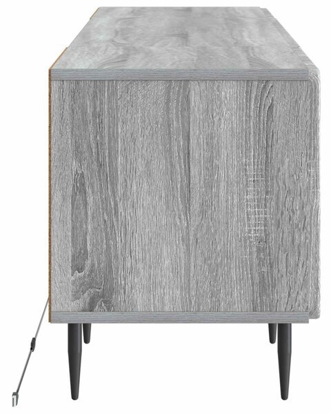 LED TV szekrény Szürke Sonoma Szerelt Fa