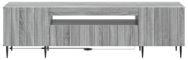 LED TV szekrény Szürke Sonoma Szerelt Fa