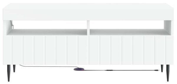 LED TV szekrény Fehér Szerelt Fa