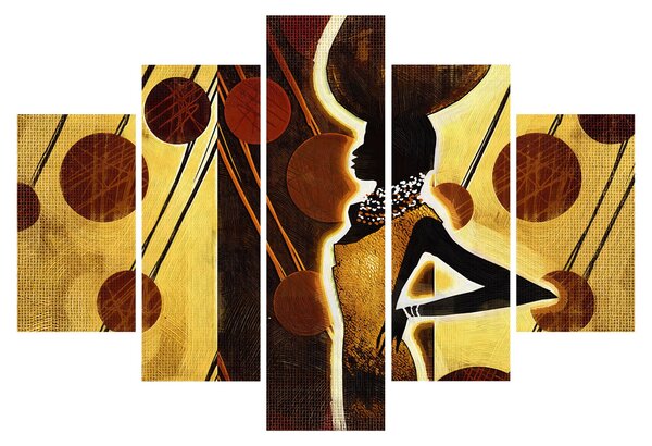 Egy ősi művészeti festmény képe (150x105 cm)