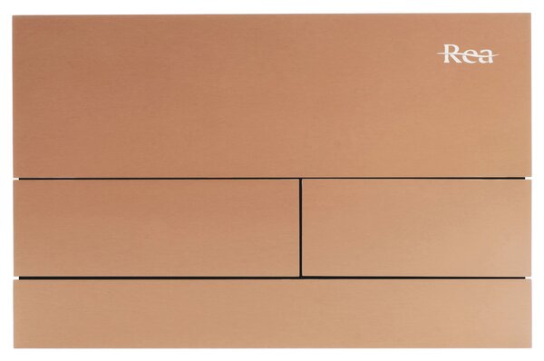 WC öblítő gomb K011A-Q és Slim024N Rea T Brush Copper/Brushed Rose Gold