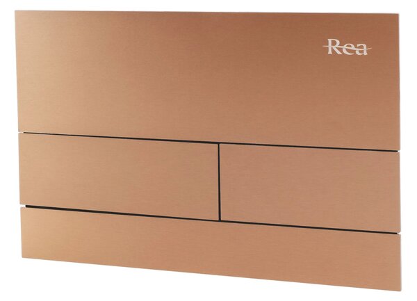 WC öblítő gomb K011A-Q és Slim024N Rea T Brush Copper/Brushed Rose Gold