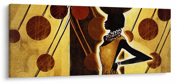 Egy ősi művészeti festmény képe (120x50 cm)