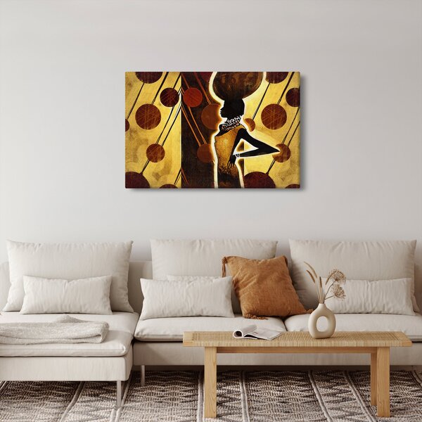 Egy ősi művészeti festmény képe (90x60 cm)
