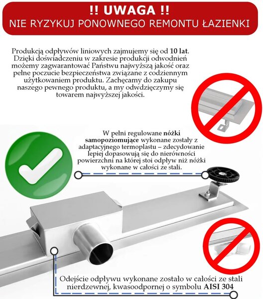 Lineáris lefolyó Rea Line 2