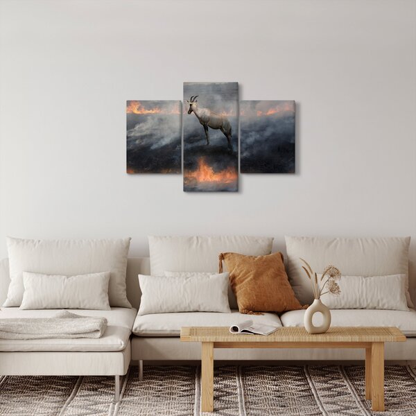 Zerge a tűzben képe (90x60 cm)