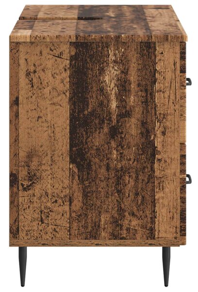 Fürdőszobai mosdószekrény HAARLEM Antik Fa 82 x 41 x 58,5 cm