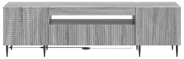 LED TV szekrény Szürke Sonoma Szerelt Fa