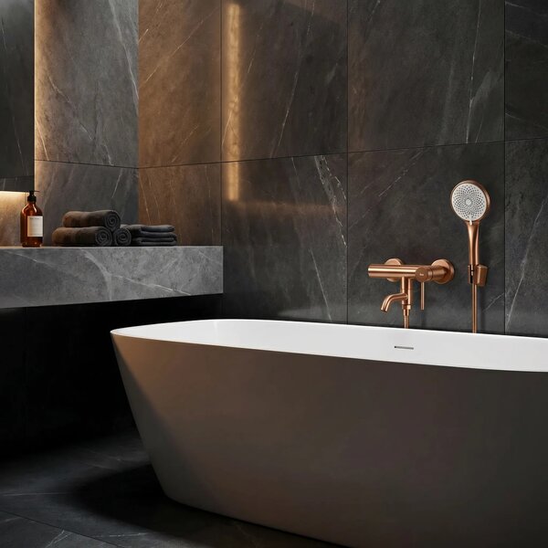 Kádtöltő csaptelep Rea Clif Brushed Copper
