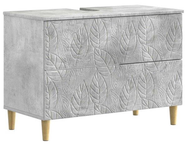 Fürdőszobai mosdószekrény DELFT Betonszürke 82 x 41 x 59 cm