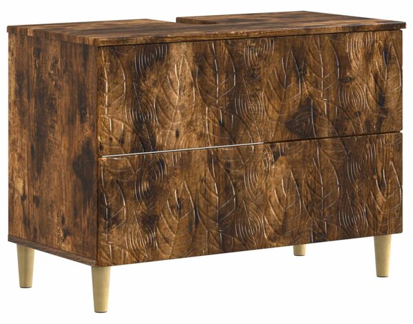 Fürdőszobai mosdószekrény DELFT Füstös Tölgy 82 x 41 x 59 cm