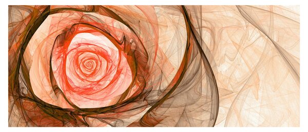 Kép - művészi rózsa (120x50 cm)