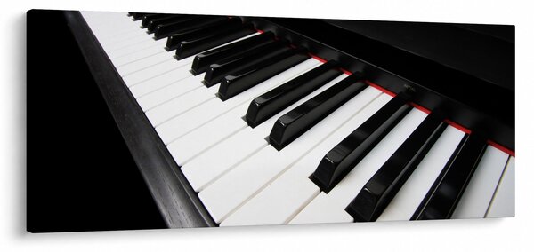 Zongora billentyű képe (120x50 cm)