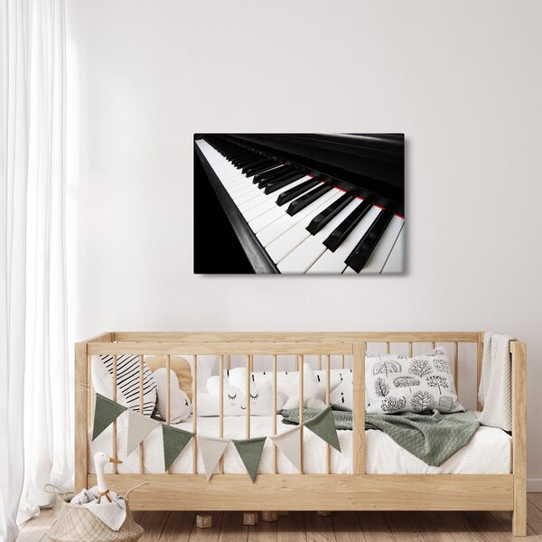 Zongora billentyű képe (90x60 cm)