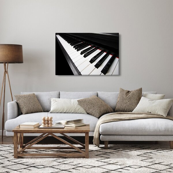 Zongora billentyű képe (90x60 cm)
