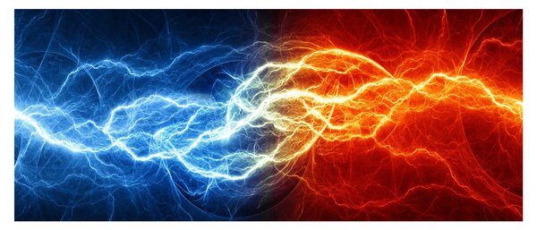 Az elektromos feszültség képe (120x50 cm)