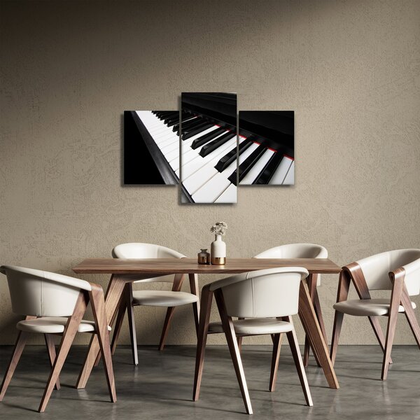 Zongora billentyű képe (90x60 cm)