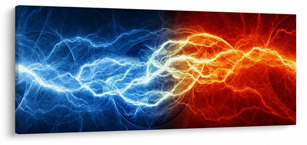 Az elektromos feszültség képe (120x50 cm)