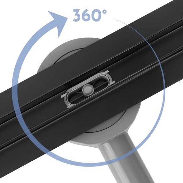 Lineáris lefolyó Neox Slim pro black 80