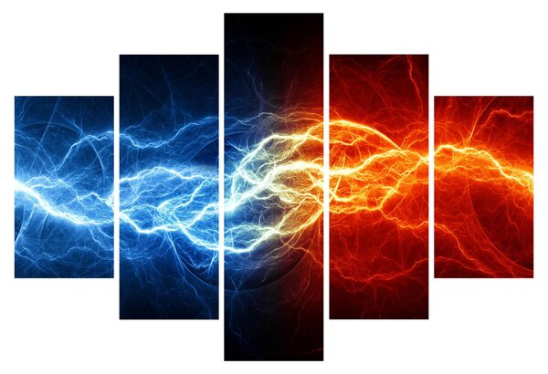 Az elektromos feszültség képe (150x105 cm)