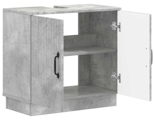 Fürdőszobai mosdószekrény HOORN Betonszürke 59,5 x 31,5 x 56 cm