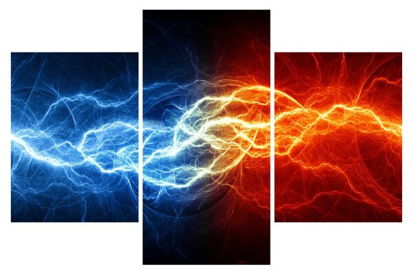 Az elektromos feszültség képe (90x60 cm)