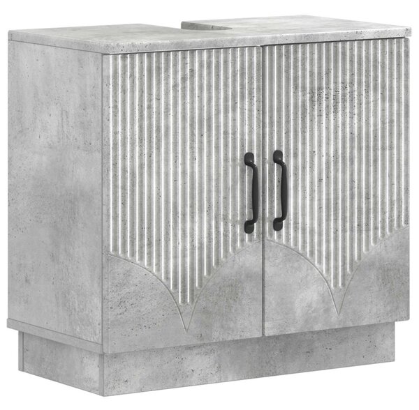 Fürdőszobai mosdószekrény HOORN Betonszürke 59,5 x 31,5 x 56 cm