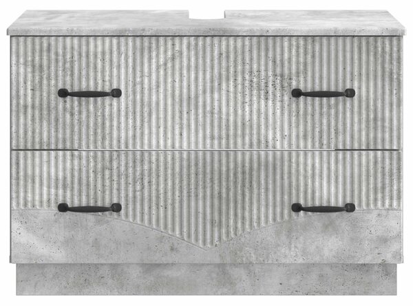 Fürdőszobai mosdószekrény HOORN Betonszürke 82 x 41 x 56 cm