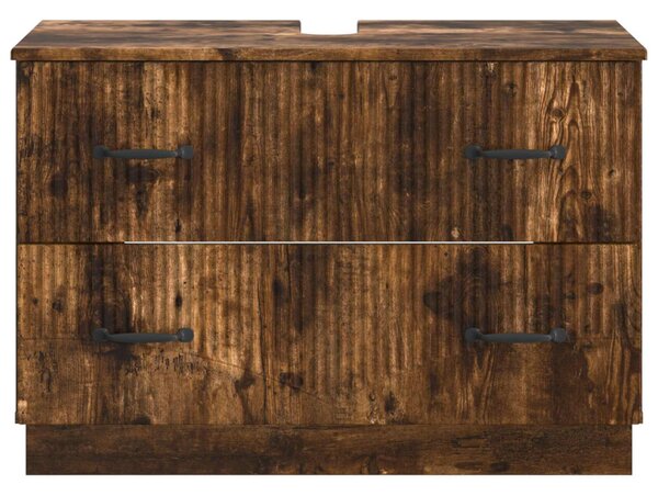 Fürdőszobai mosdószekrény HOORN Füstös Tölgy 82 x 41 x 56 cm