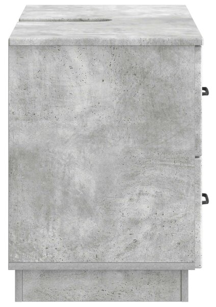 Fürdőszobai mosdószekrény HOORN Betonszürke 82 x 41 x 56 cm