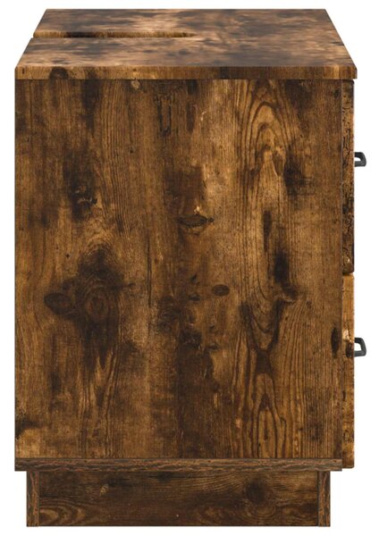 Fürdőszobai mosdószekrény HOORN Füstös Tölgy 82 x 41 x 56 cm
