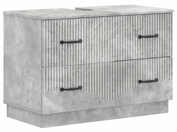 Fürdőszobai mosdószekrény HOORN Betonszürke 82 x 41 x 56 cm