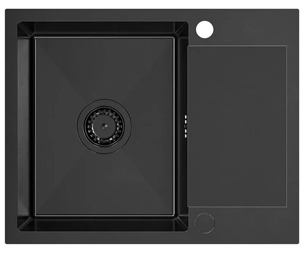 Acél mosogatótálca LUKE 116 Black