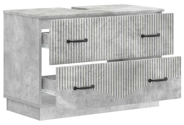 Fürdőszobai mosdószekrény HOORN Betonszürke 82 x 41 x 56 cm