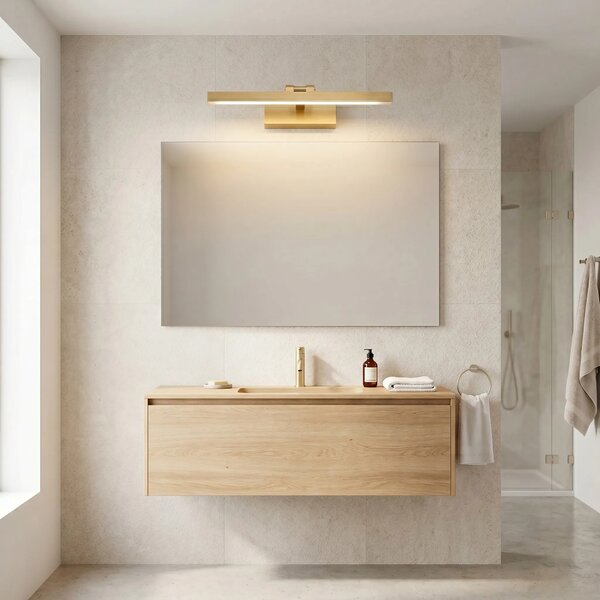 Fürdőszobai fali LED lámpa APP1864-1W 60 cm BRUSH GOLD