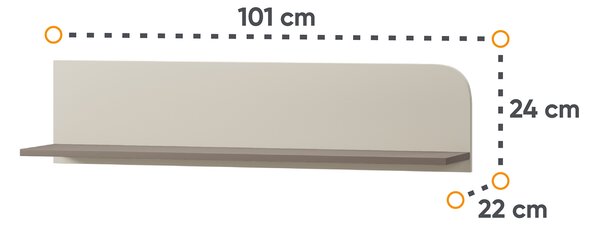 SOPHIE HR-05 fali polc