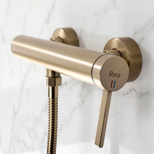 Zuhanycsaptelep Rivo Brush Gold
