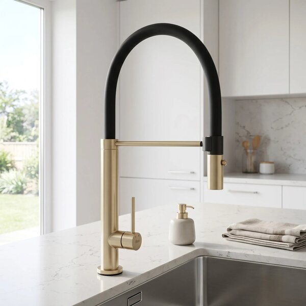 Konyhai csaptelep Rea Viera gold brush