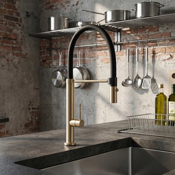 Konyhai csaptelep Rea Viera gold brush