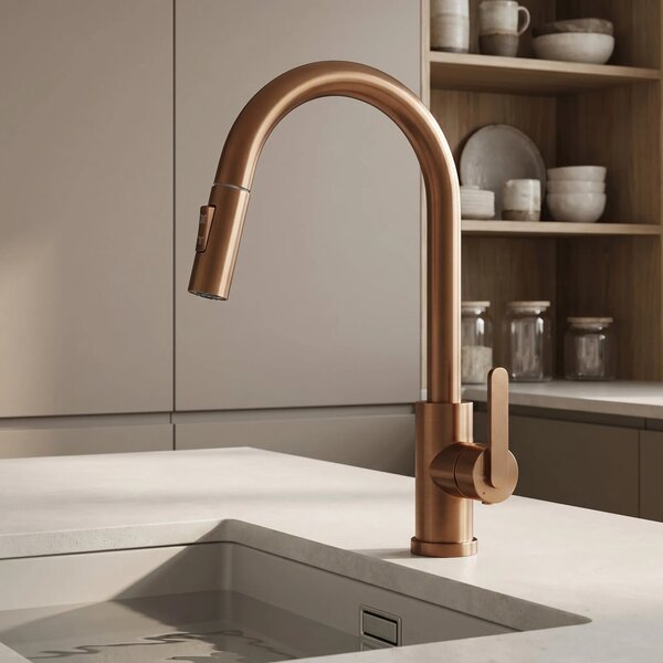 Konyhai csaptelep REA Ontario Brush Copper