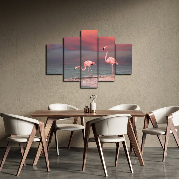 Flamingók képe (150x105 cm)