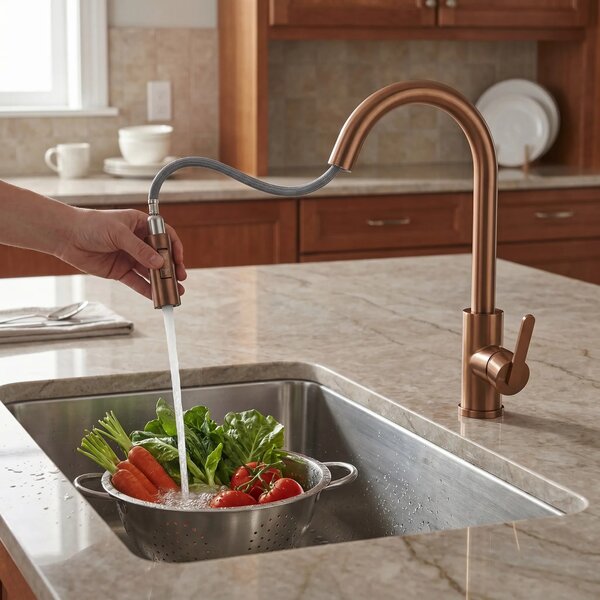 Konyhai csaptelep REA Ontario Brush Copper