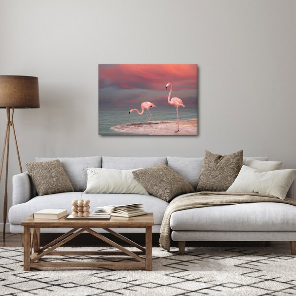 Flamingók képe (70x50 cm)