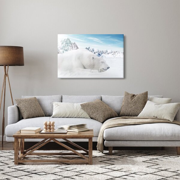 Kép - Jegesmedve (90x60 cm)
