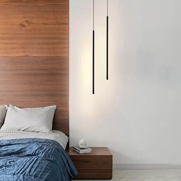 Toolight Szerszámlámpa, LED mennyezeti lámpa 100cm, 18W, APP1449-C, fekete matt, OSW-04186